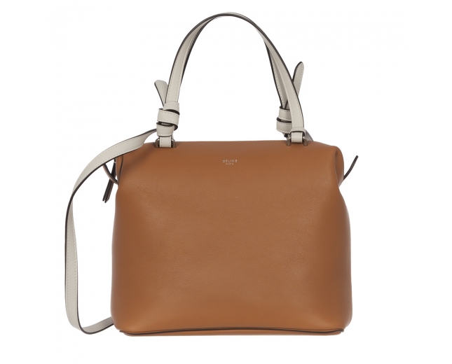 Cèline Bolso Cube Pequeño Camel