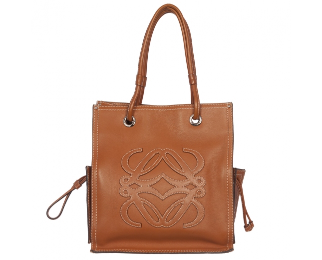 Loewe Bolso Shopping Letras Cuero