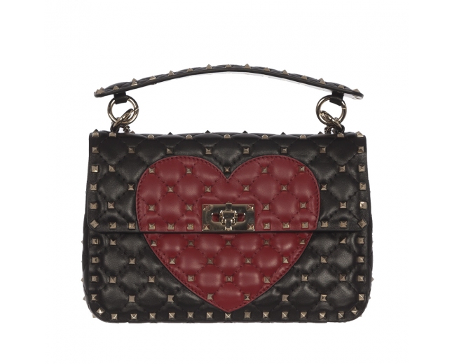 Valentino Bolso Spike Rockstud Heart