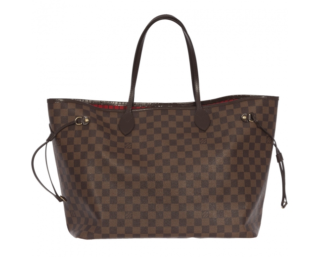 LV Bolso Neverfull GM Damier Ebéne