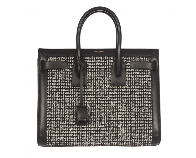 Saint Laurent Sac de Jour Tweed