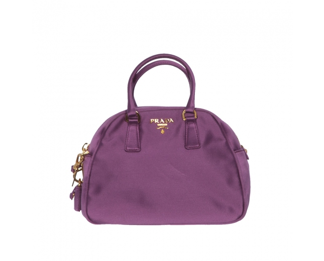 Prada Bolsito Morado Raso