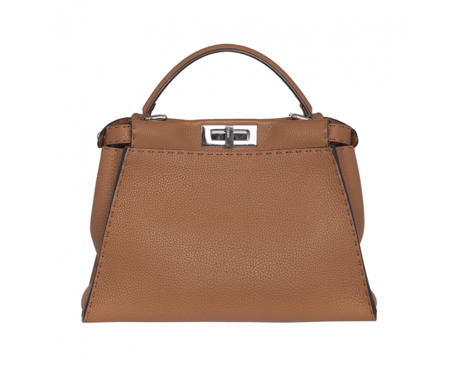 Fendi Bolso Peekaboo Regular Toffee