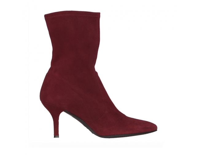 Stuart Weitzman Botines Ante Rojo T 39