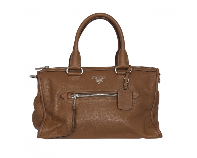 Prada Bolso Satchel Camel