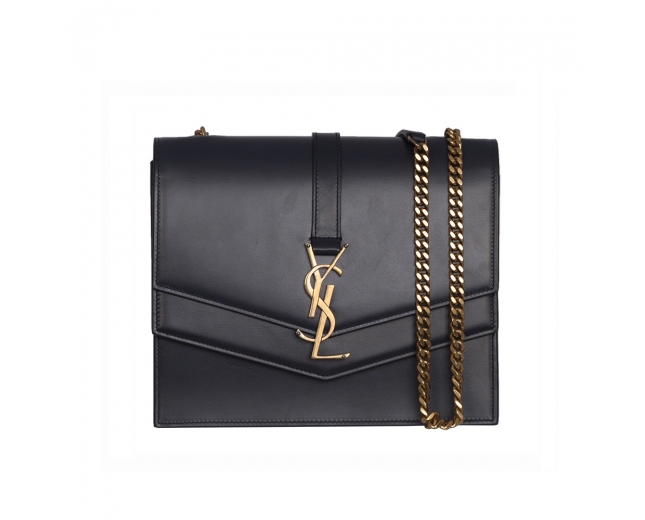 Saint Laurent Bolso Sulpice Mediano Azul