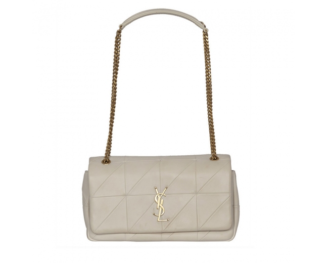 Saint Laurent Bolso Jamie Mediano Beige