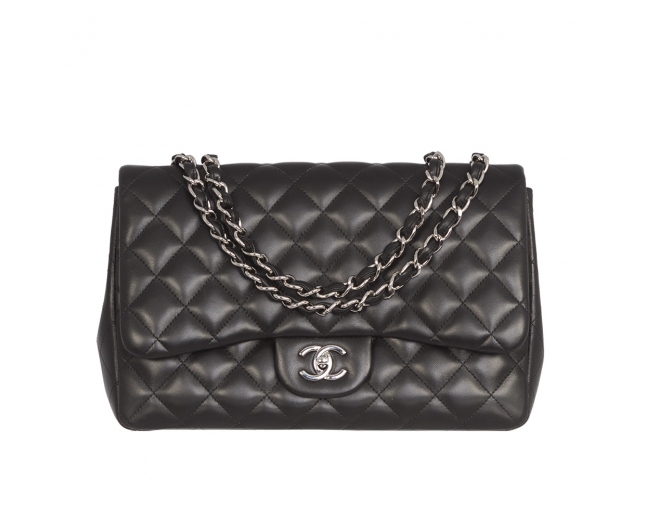 Chanel 2.55 Jumbo Matelassé Negro