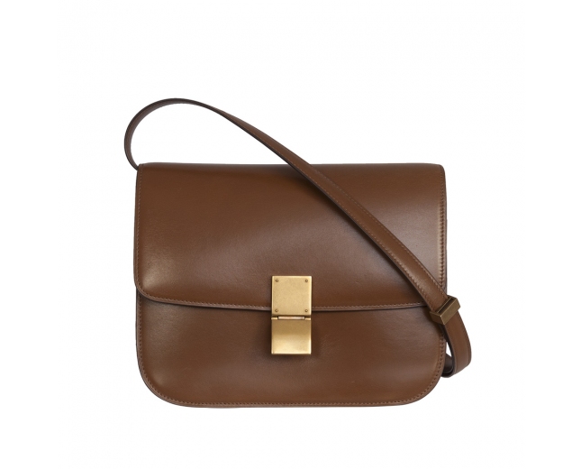 Celine Bolso Box Mediano Camel