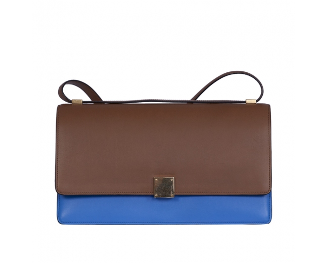 Céline Medium Case Camel y Azul