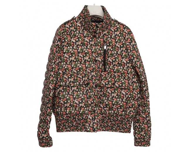 Moncler Cazadora Negra Floral T S