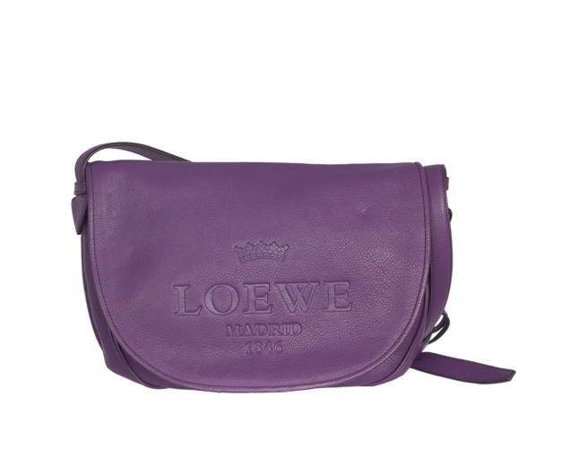 Loewe Bandolera Heritage Morado