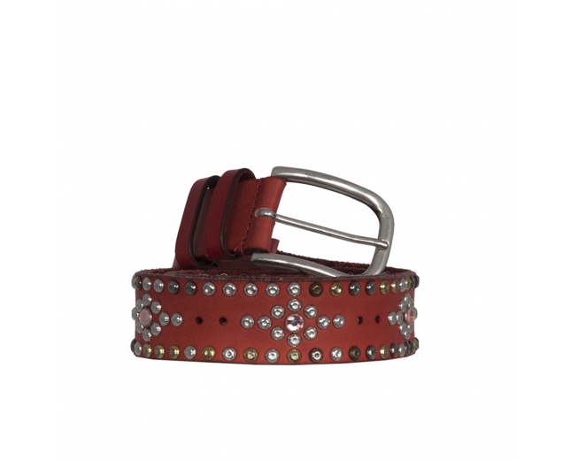 Isabel Marant Cinturón Rojo Tachuelas 85