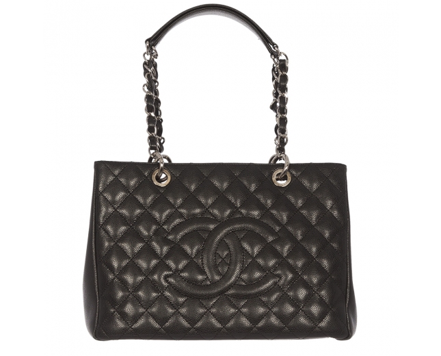 Chanel Tote Shopping Caviar Negro