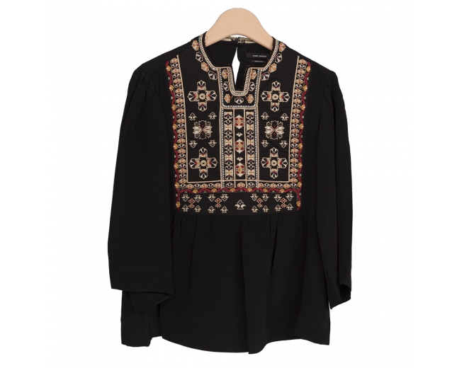 Isabel Marant Blusa Bordada Roma  T 38