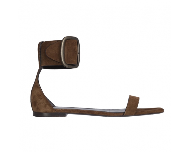 Saint Laurent Sandalias LouLou Camel 39