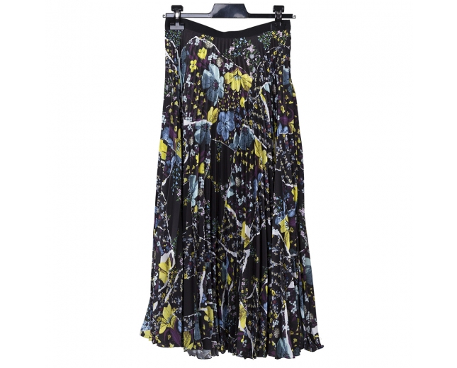 Erdem Falda Midi Plisada Floral T 38