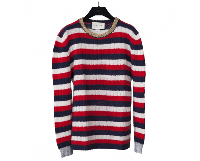 Gucci Jersey Canalé Rayas Web T M