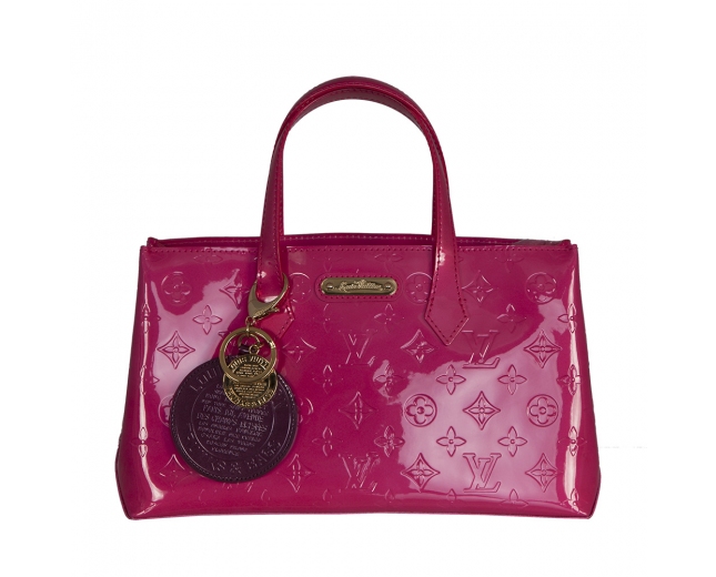 Louis Vuitton Wilshire PM Vernis Fucsia