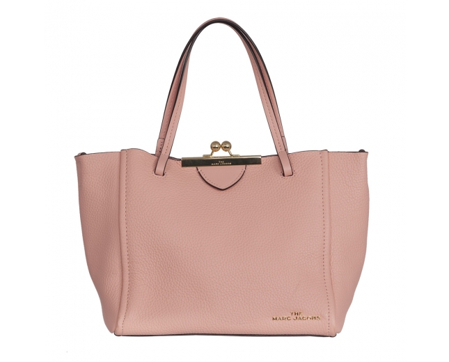 Marc Jacobs Bolso Kiss Lock Mini Rosa