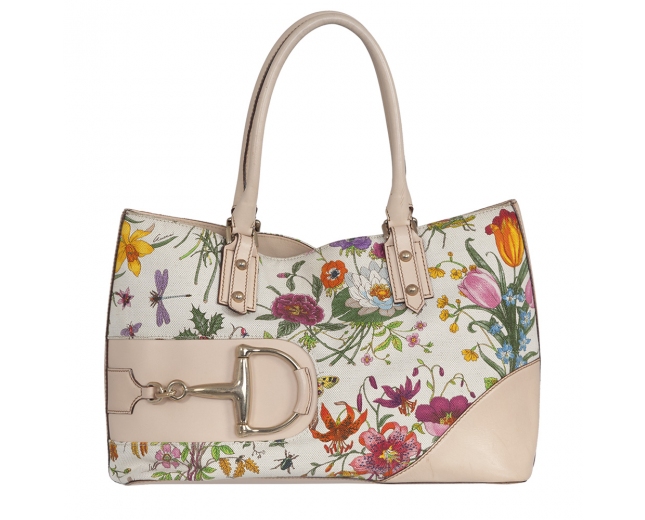 Gucci Bolso Tote Flora Horsebit