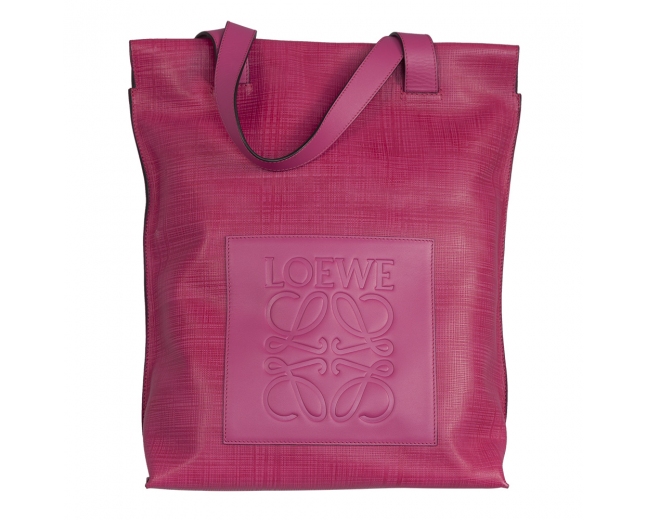 Loewe Bolso Shopper Piel Fucsia