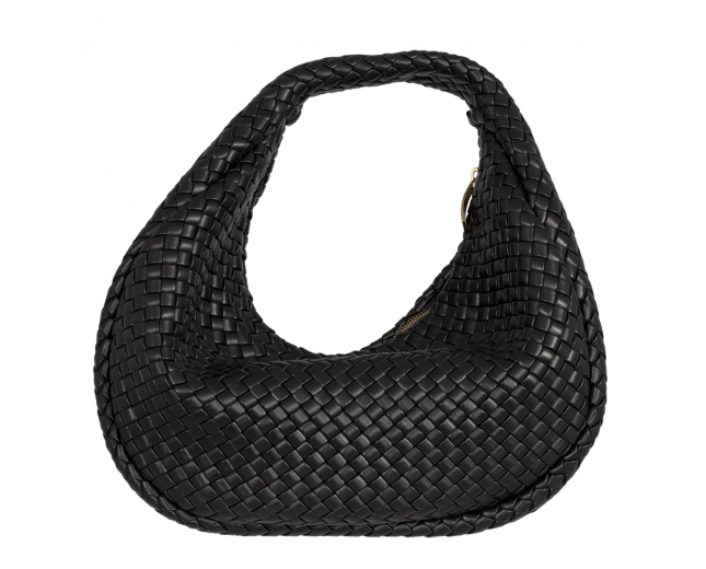 Bottega Bolso Tote Intrecciato Negro