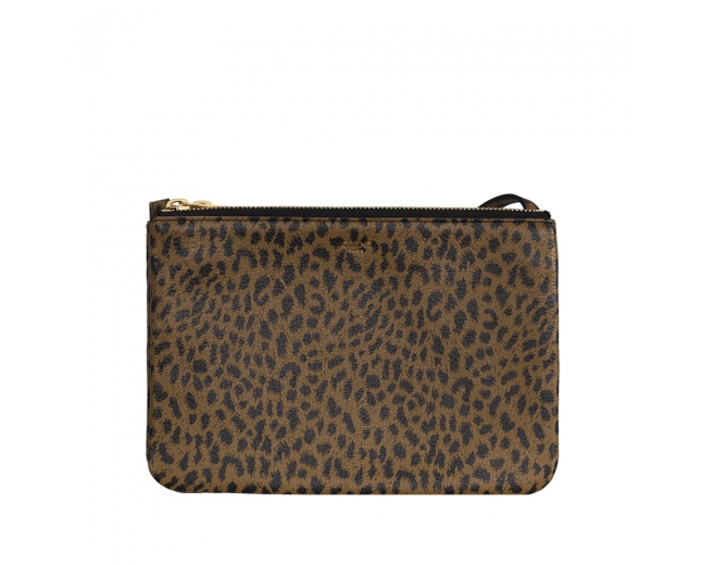 Celine Bolso Trío Crossbody Leopardo