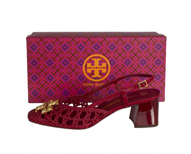 Tory Burch Salones Rojos Logo T 39