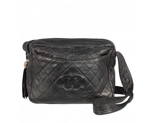 Chanel Bolso Camera Vintage Negro