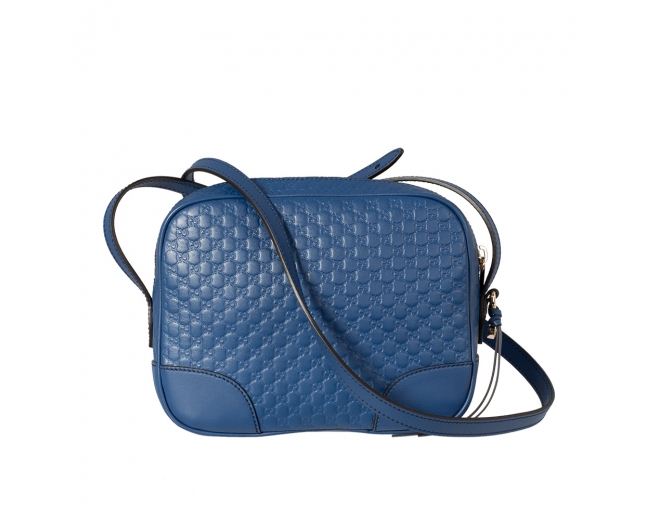 Gucci Bolso Crossbody Bree GG Azul