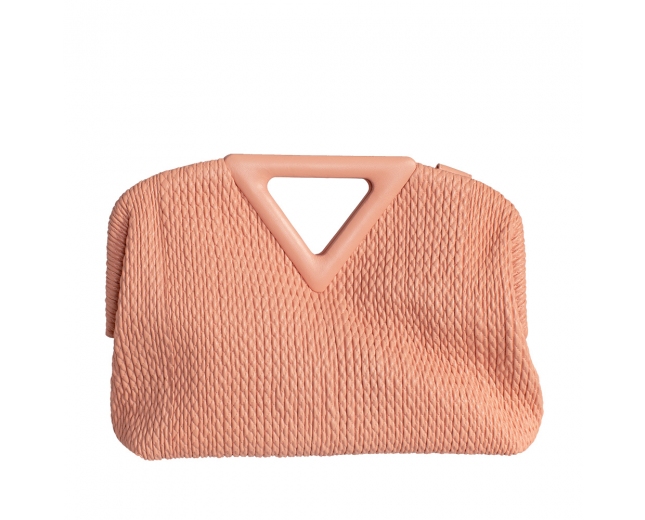 Bottega Veneta Bolso Point Bouclé Salmón