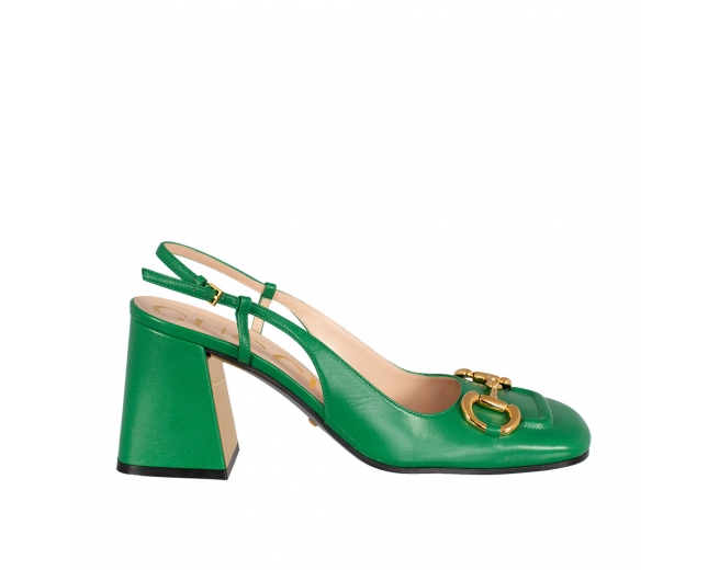 Gucci Zapatos Salón Verdes Horsebit 40