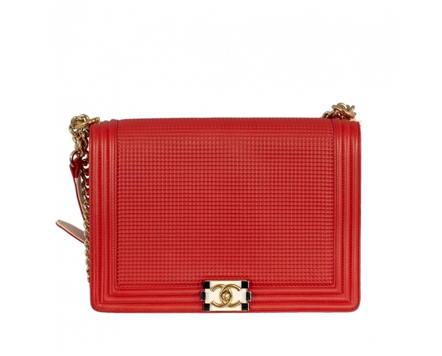 Chanel Bolso Boy Rojo