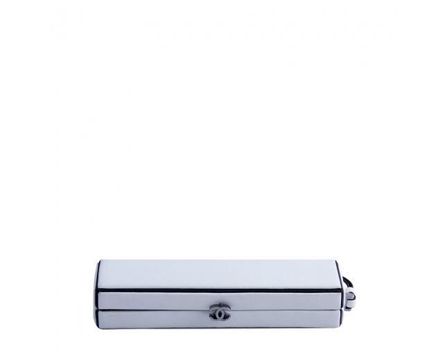 Chanel Clutch Minaudiere Blanco