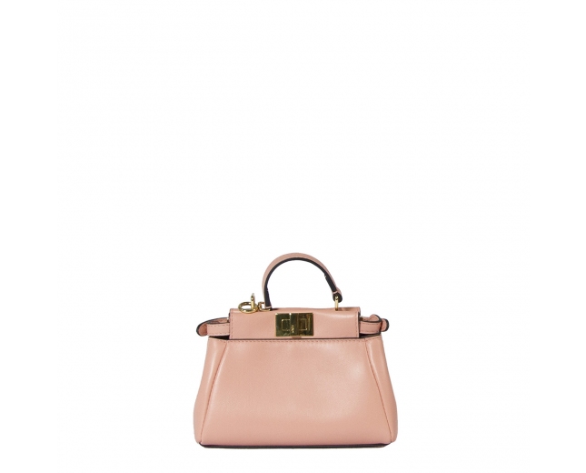 Fendi Bolso Micro Peekaboo Rosa