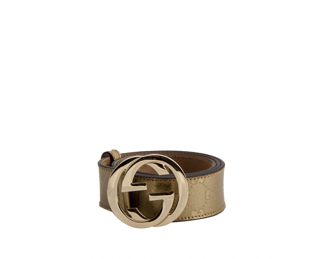 Gucci Cinturón Gold GG T 80