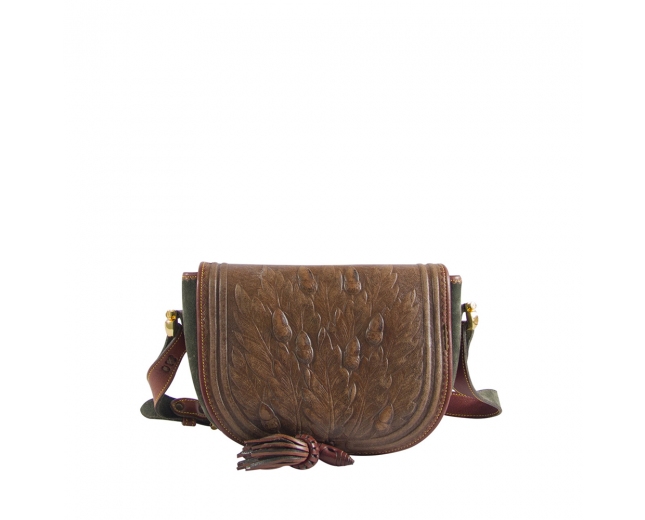 Loewe Bolso Bandolera Ante Verde