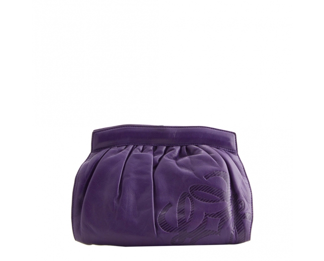 Loewe Clutch Napa Morado