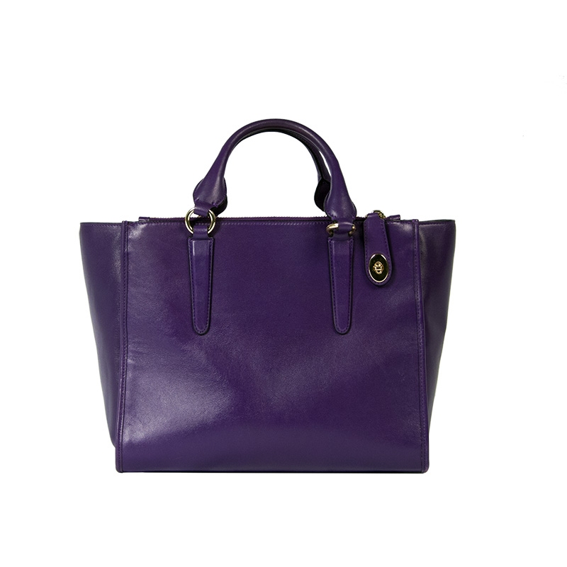 Coach Bolso De Piel Morado Tienda de Bolsos de Marca online