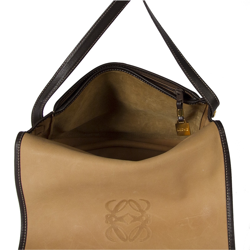 Loewe Bandolera Ante Oro Tienda de Bolsos de Marca online