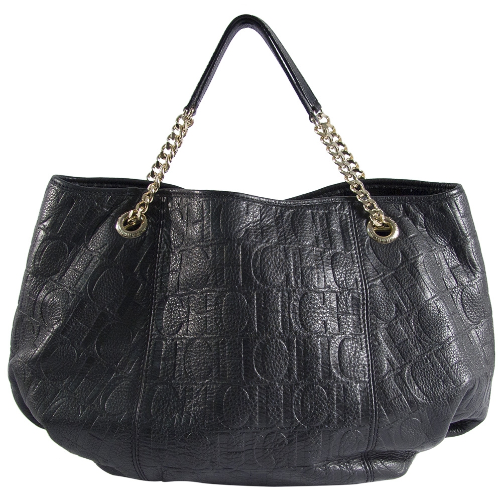 Bolso negro best sale cadenas grande