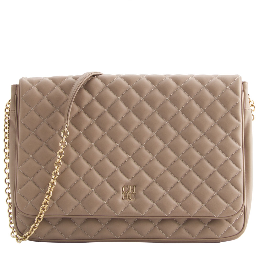 Ch Bolso Acolchado Beige - Tienda de Bolsos de Marca online