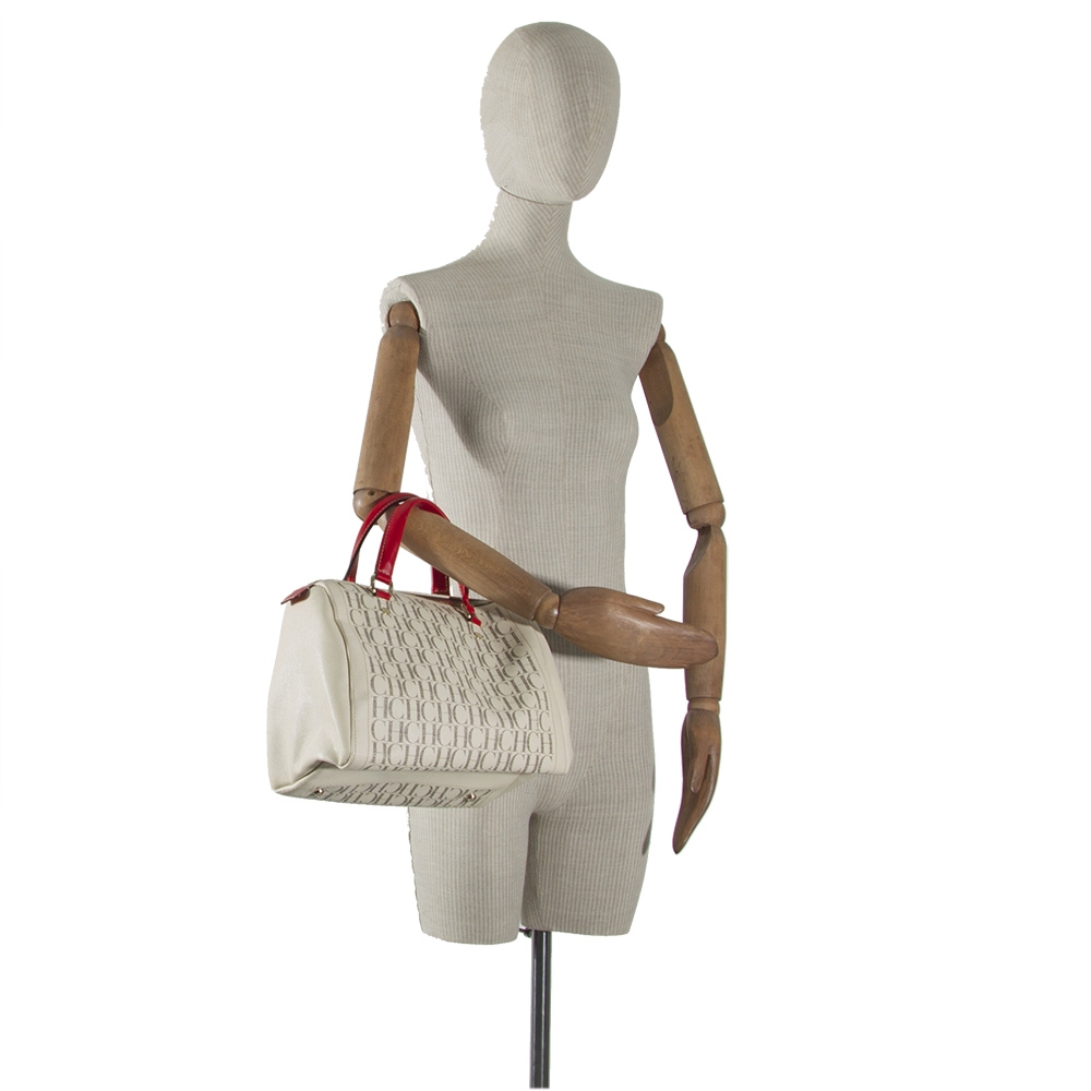 Ch Bolso Andy 7 Beige Y Rojo Tienda de Bolsos de Marca online