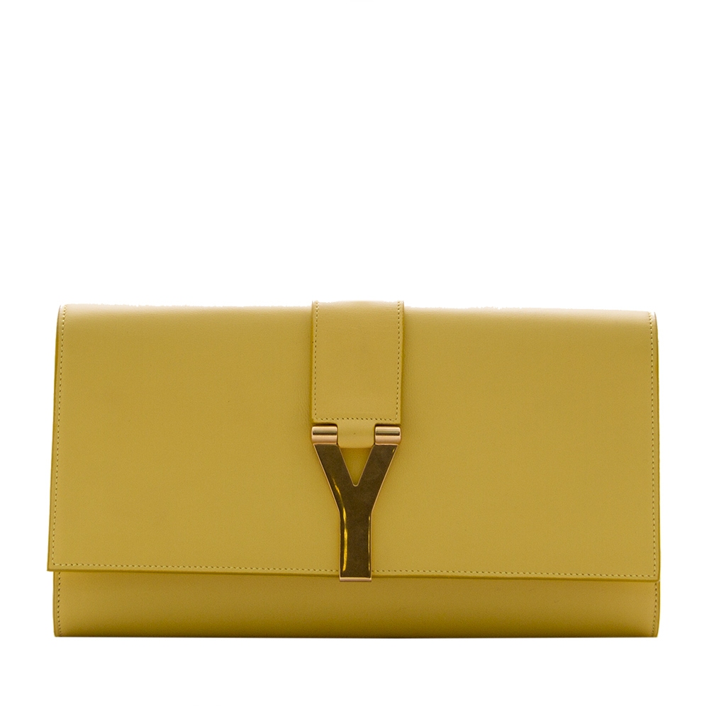 Ysl Cabas Chyc Clutch Amarillo Tienda de Bolsos de Marca online