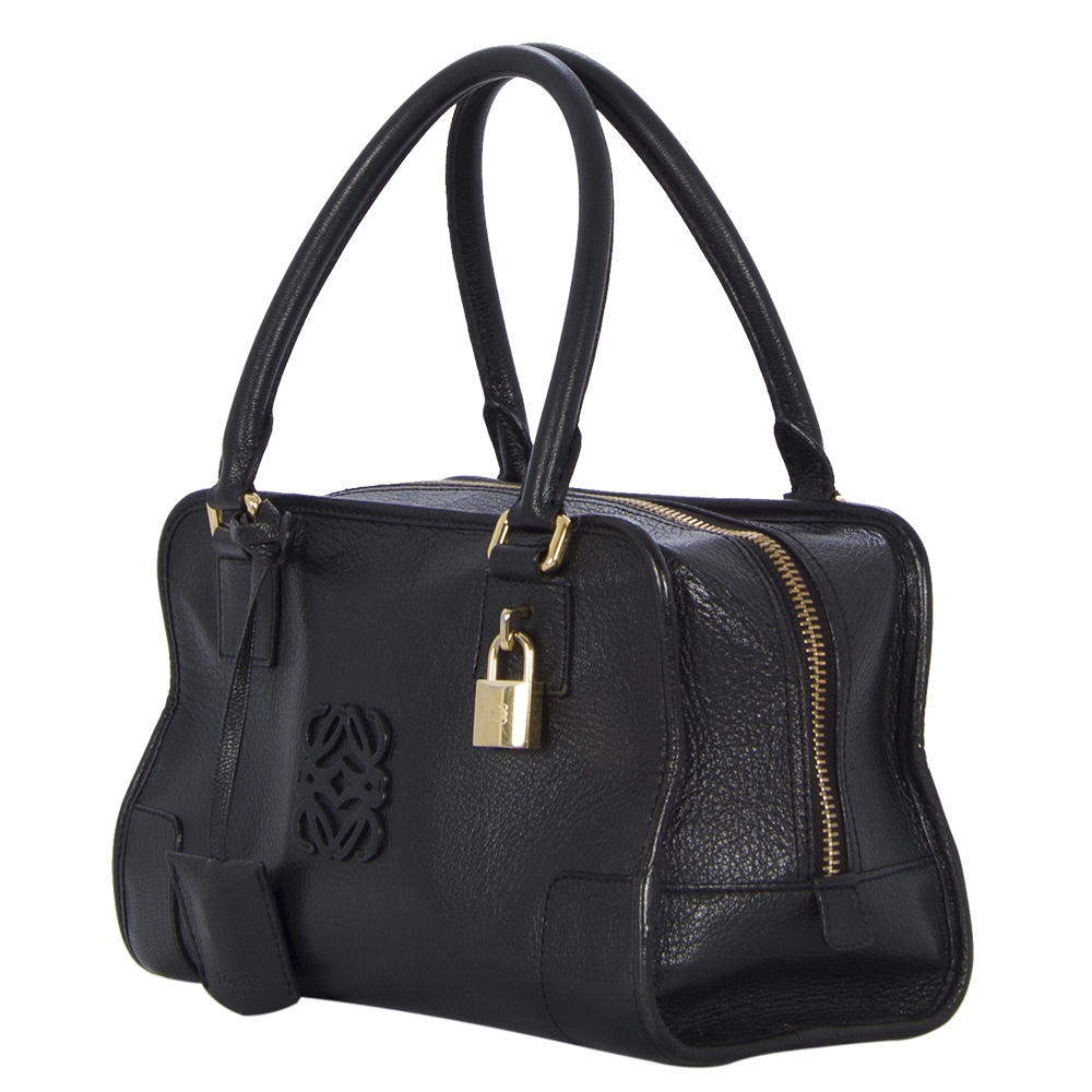 Loewe Amazona 28 Negro Tienda de Bolsos de Marca online