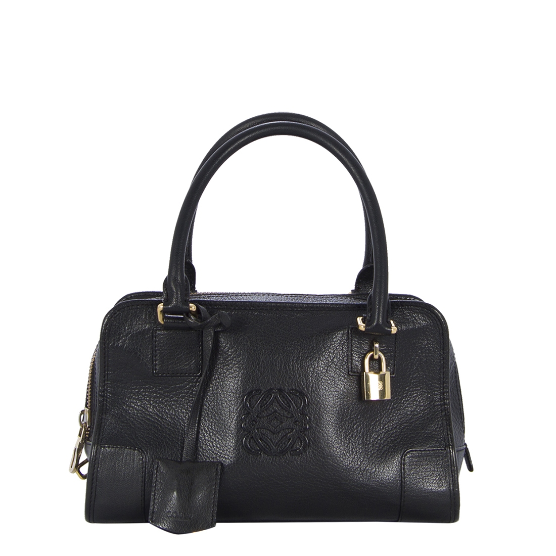 Loewe Amazona 28 Negro Tienda de Bolsos de Marca online