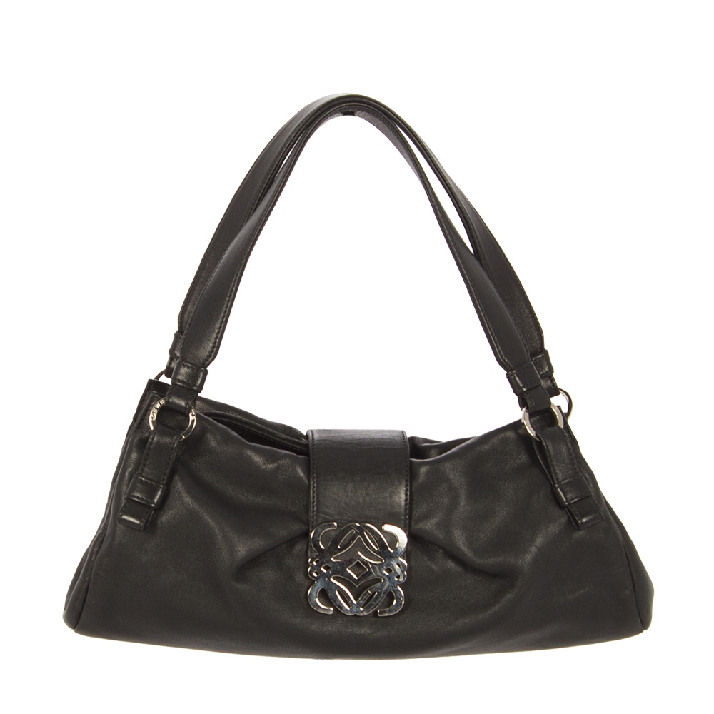Loewe Bolso De Hombro Negro Tienda de Bolsos de Marca online
