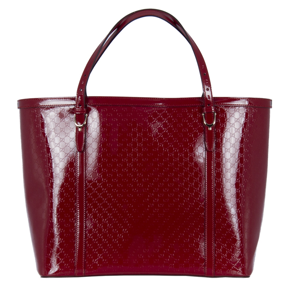Gucci Microguccisimma Tote Rojo Charol Tienda de Bolsos de Marca online