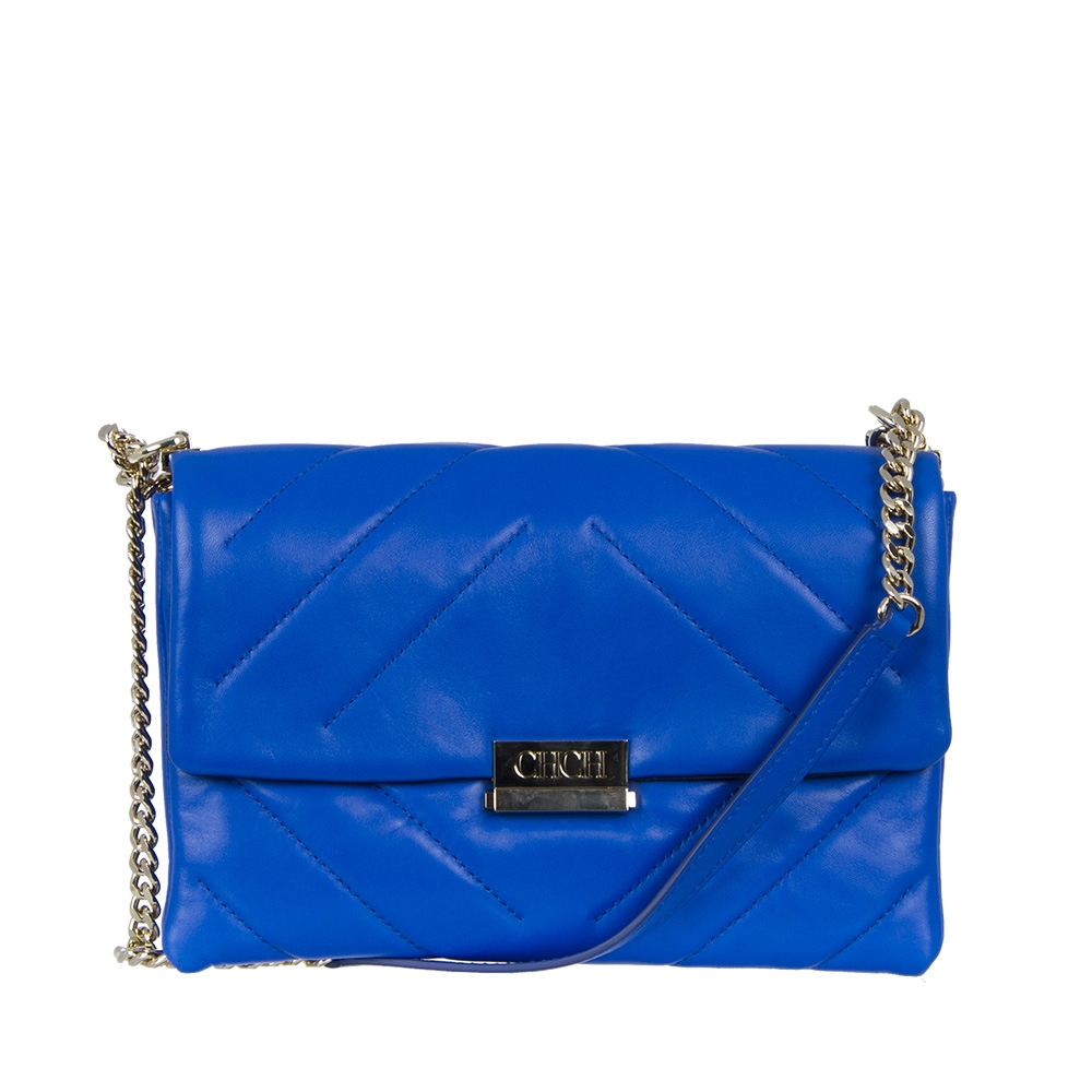 Bolso carolina herrera azul discount